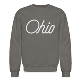 Ohio Script Crewneck Sweatshirt - asphalt gray