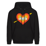 Chiefs Heart and Arrow Men's Hoodie - black