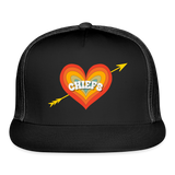 Chiefs Heart and Arrow Trucker Cap - black/black