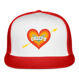 Chiefs Heart and Arrow Trucker Cap - white/red