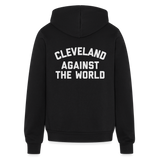 Cleveland Against the World Bella + Canvas Unisex Full Zip Hoodie - black