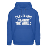 Cleveland Against the World Men's Hoodie - royal blue