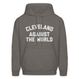 Cleveland Against the World Men's Hoodie - asphalt gray