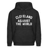 Cleveland Against the World Men's Hoodie - charcoal grey