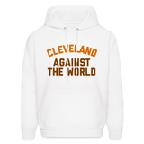 Cleveland Against the World Men's Hoodie - white