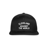 Cleveland Against the World Snapback Baseball Cap - black