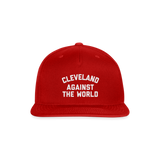 Cleveland Against the World Snapback Baseball Cap - red