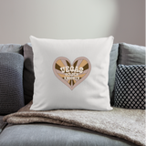 Vegas Golden Knights Throw Pillow Cover 18” x 18” - natural white