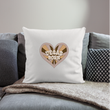 Vegas Born Throw Pillow Cover 18” x 18”