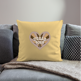 Vegas Born Throw Pillow Cover 18” x 18”