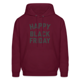 Happy Black Friday Men's Hoodie - burgundy