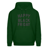 Happy Black Friday Men's Hoodie - forest green