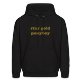 Stay Gold Ponyboy Men's Hoodie - black