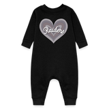 Raiders Baby Fleece One Piece - black