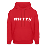 Merry Men's Hoodie - red