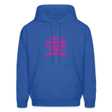 Have Yourself a Merry Little Cocktail Men's Hoodie - royal blue