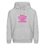 Have Yourself a Merry Little Cocktail Men's Hoodie - heather gray