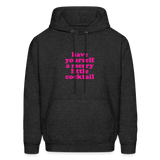 Have Yourself a Merry Little Cocktail Men's Hoodie - charcoal grey