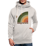 Browns Rainbow Shawl Collar Hoodie