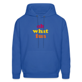 Oh What Fun Men's Hoodie - royal blue