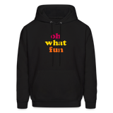 Oh What Fun Men's Hoodie - black