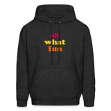 Oh What Fun Men's Hoodie - charcoal grey