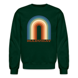 Mabuhay Rainbow Crewneck Sweatshirt - forest green