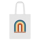 Mabuhay Rainbow Tote Bag - white