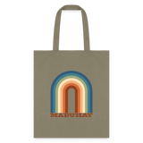 Mabuhay Rainbow Tote Bag - khaki