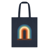 Mabuhay Rainbow Tote Bag - navy