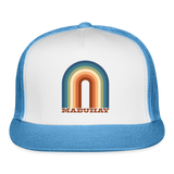 Mabuhay Rainbow Trucker Cap - white/blue