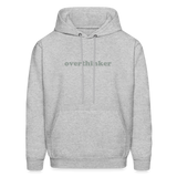 Overthinker This Men's Hoodie - heather gray