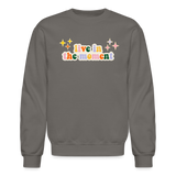 Live in the Moment Crewneck Sweatshirt - asphalt gray