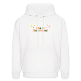 Live in the Moment Men's Hoodie - white