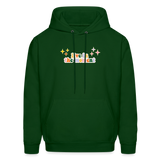 Live in the Moment Men's Hoodie - forest green