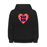 Big Sis Kids' Hoodie - black