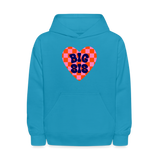 Big Sis Kids' Hoodie - turquoise