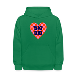 Big Sis Kids' Hoodie - kelly green