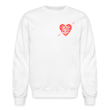 All You Need is Love Crewneck Sweatshirt - white