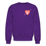 All You Need is Love Crewneck Sweatshirt - purple