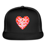 All You Need is Love Trucker Cap - black/black