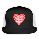 All You Need is Love Trucker Cap - black/white