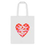 All You Need Is Love Tote Bag - white