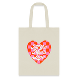 All You Need Is Love Tote Bag - natural