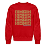 Super Bowl LVIII Souvenir Graphic Crewneck Sweatshirt - red