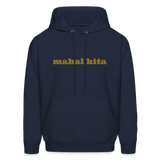 Mahal Kita Men's Hoodie - navy