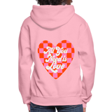 All You Need is Love Women's Hoodie - classic pink