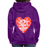 All You Need is Love Women's Hoodie - purple