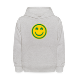 Irish Eyes Smiley Face Kids' Hoodie - heather gray