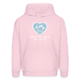 SICU Nurse Men's Hoodie - pale pink